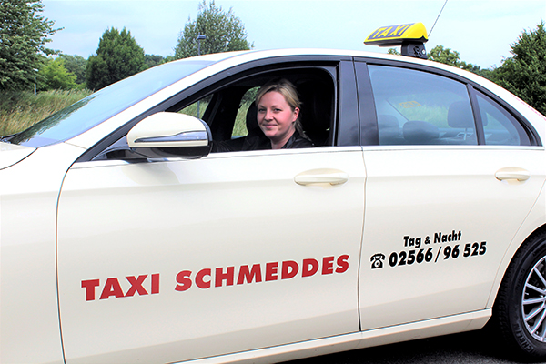 Frau Schmeddes von Taxi Schmeddes Legden